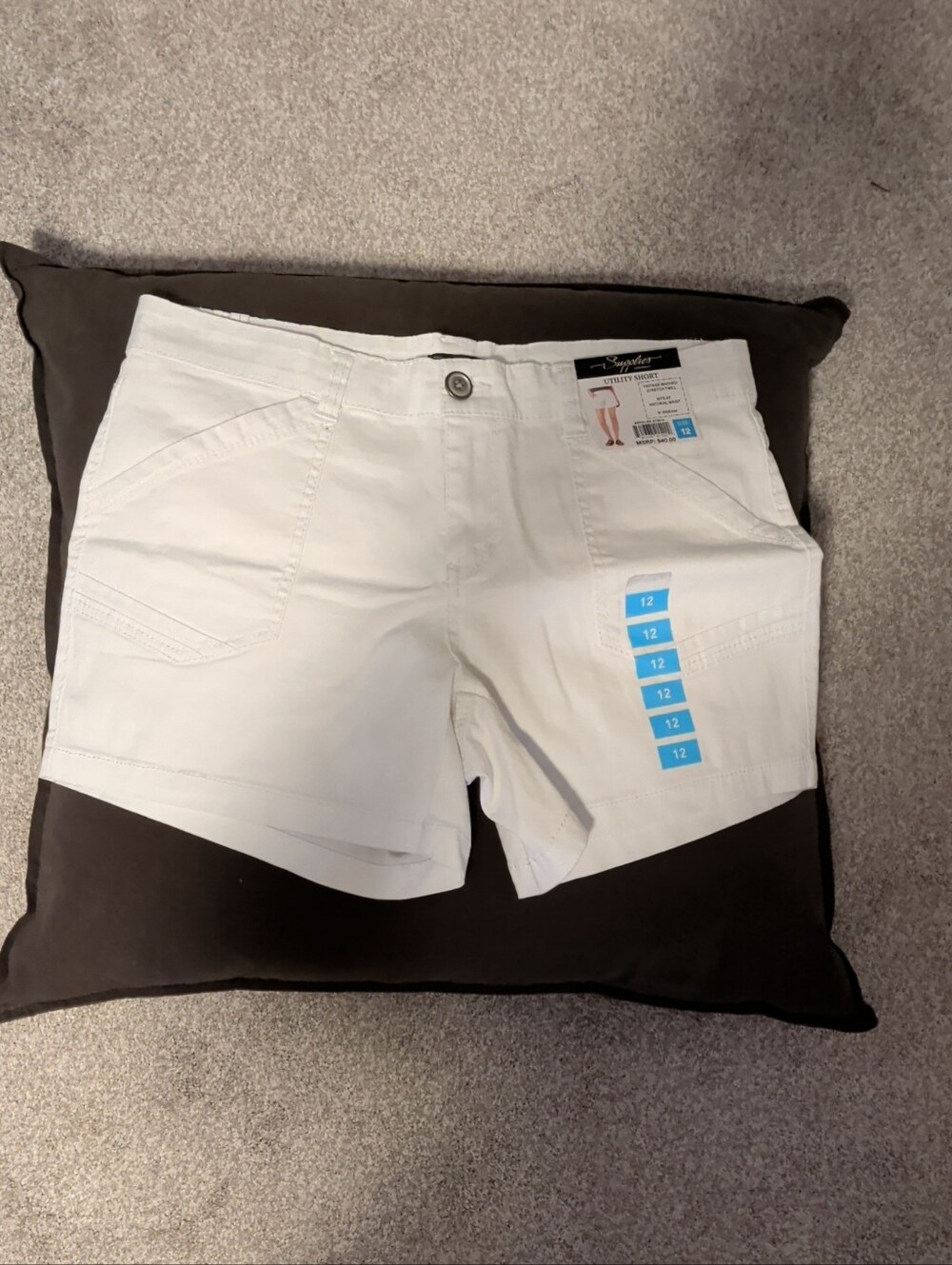 Supplies by Union Bay Women's White Stretch Shorts